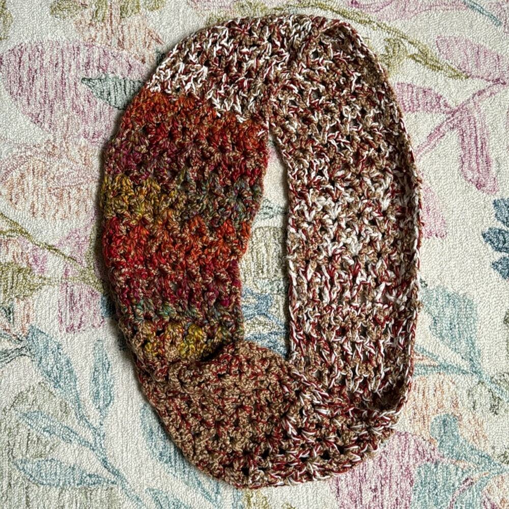 Handmade infinity scarf